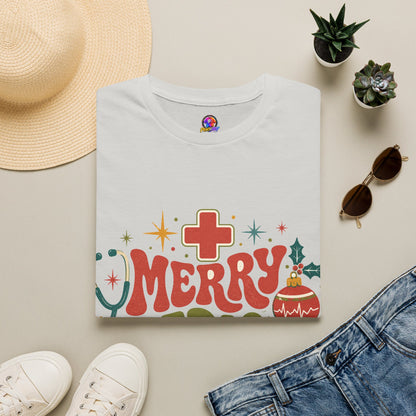 Merry Medical Mood T-Shirt — Christmas Nurse & Healthcare Holiday Tee