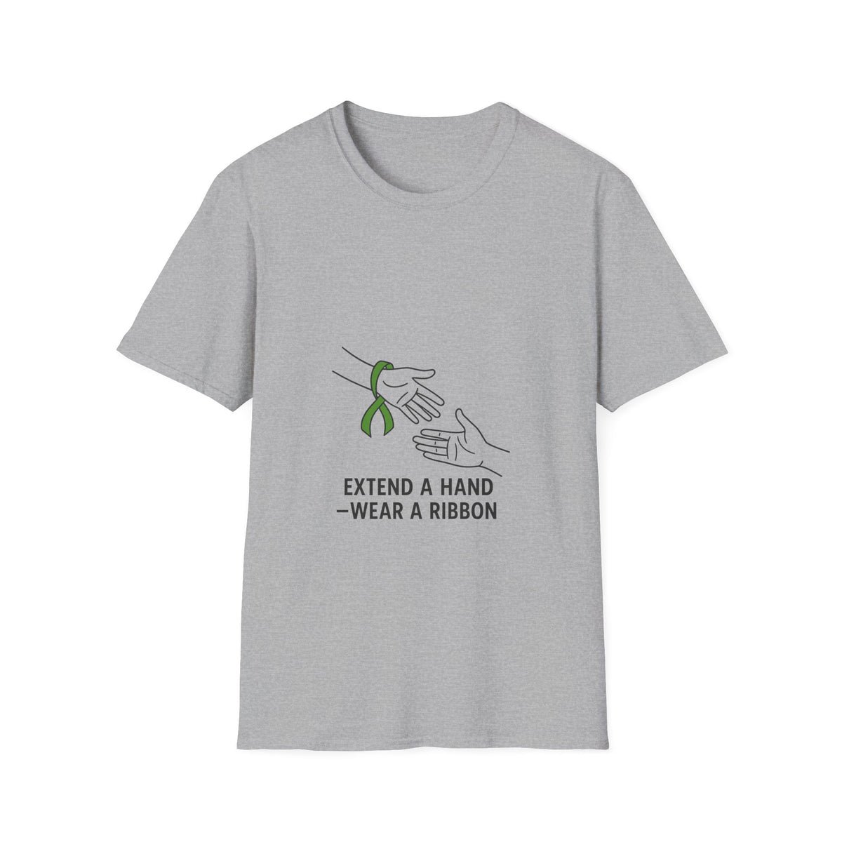 Awareness Ribbon T-Shirt — "Extend a Hand, Wear a Ribbon" - Trending Now - October 2026