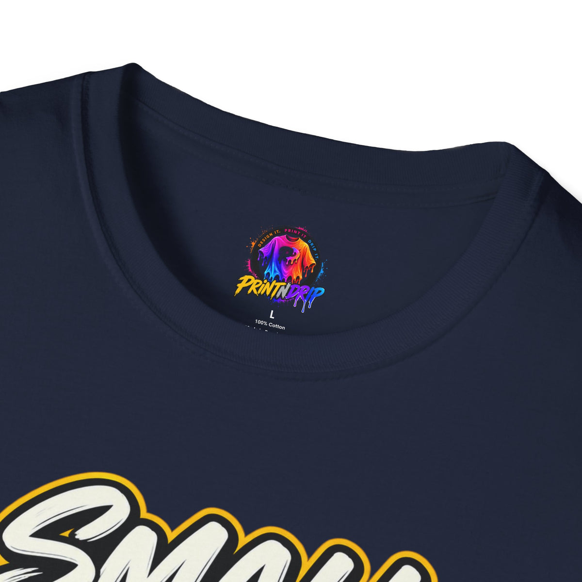 Children's Cancer Awareness T-Shirt — "Small Hands Big Courage" Yellow Ribbon