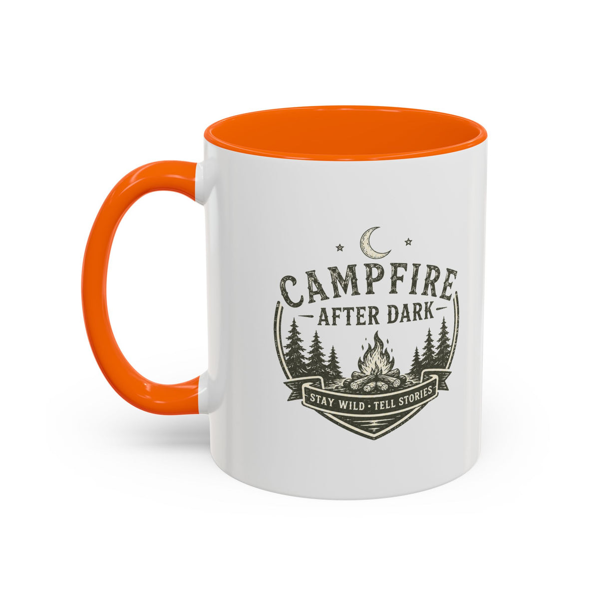 Milo Bailey Dog Dad Mom Campfire Coffee Mug – “Campfire After Dark” Rustic Camping  Accent Mug
