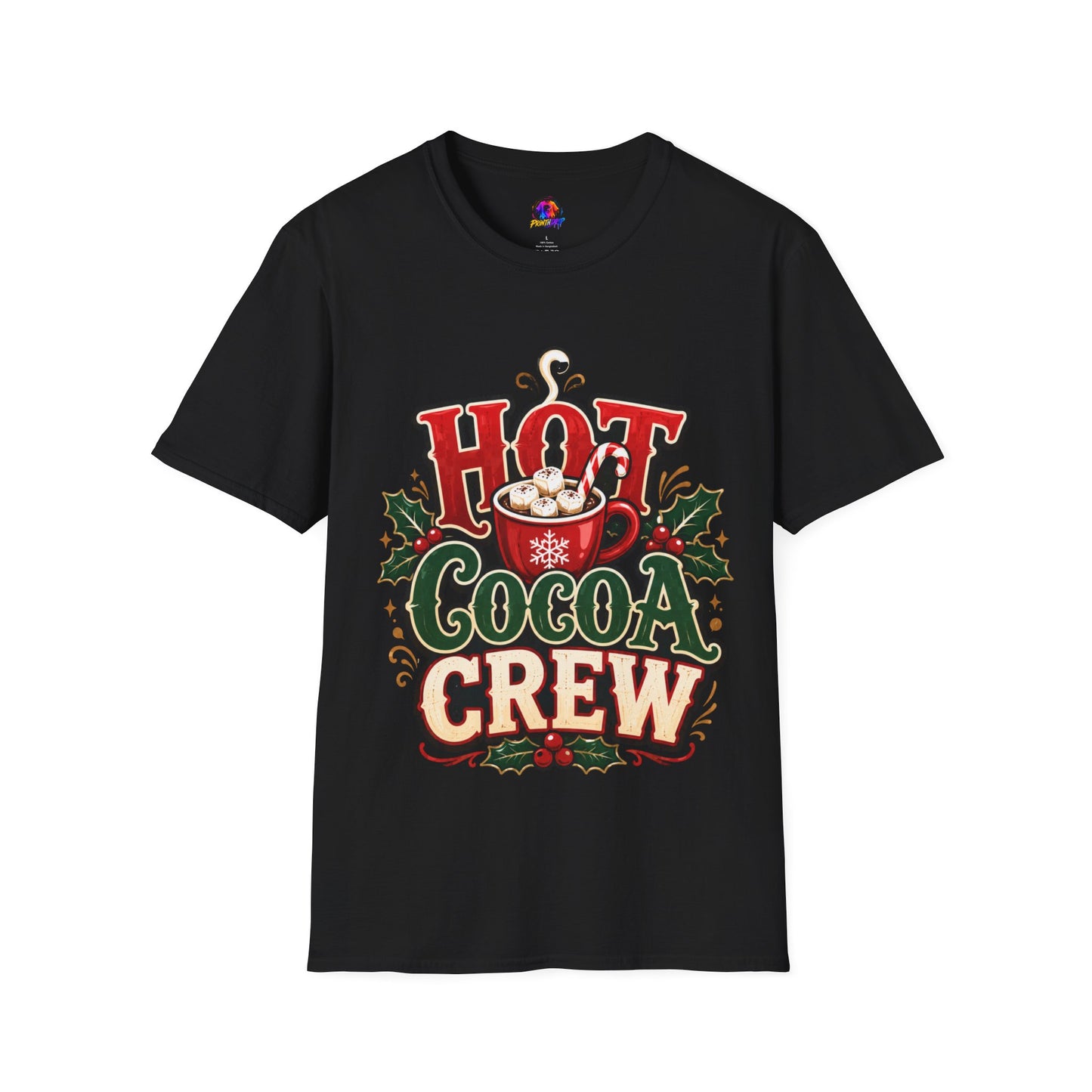 Hot Cocoa Crew T‑Shirt — Cozy Holiday Hot Chocolate Graphic Tee