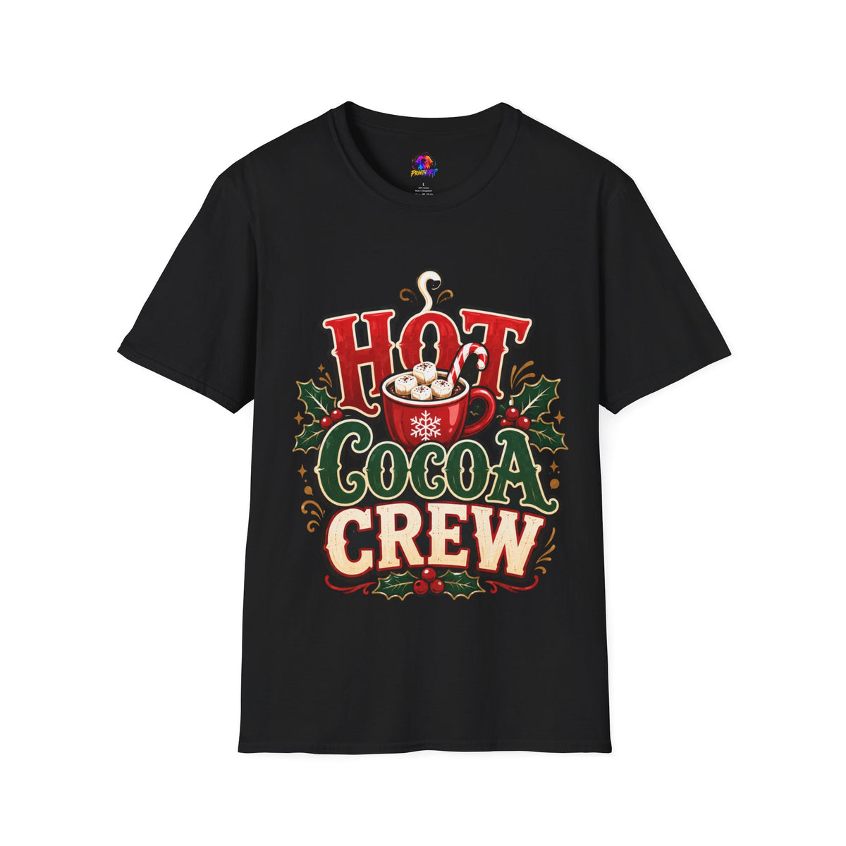 Hot Cocoa Crew T‑Shirt — Cozy Holiday Hot Chocolate Graphic Tee