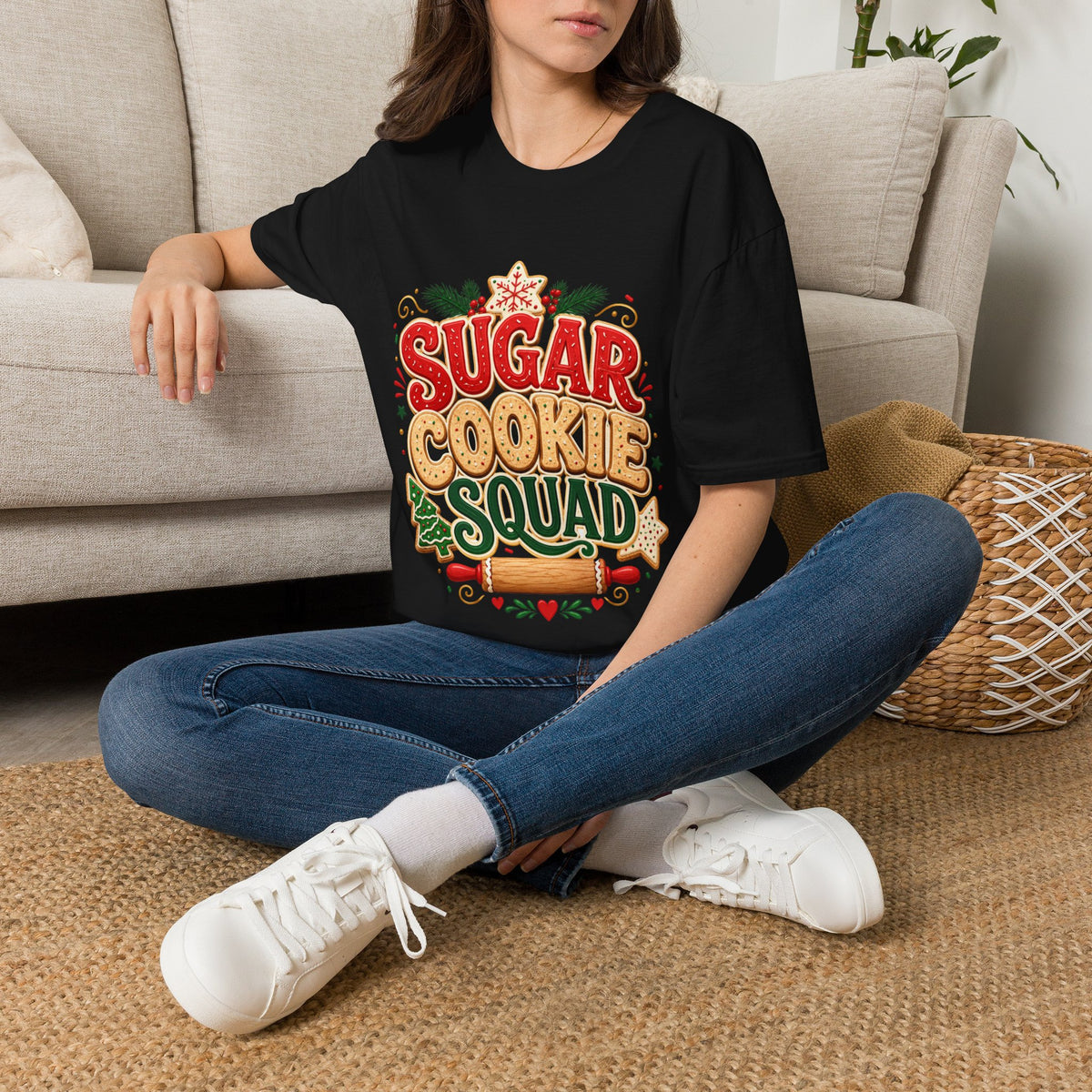 Sugar Cookie Squad T-Shirt — Festive Holiday Baking Graphic Tee