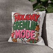 Holiday Gremlin Mode Pillowcase Modern Day Christmas