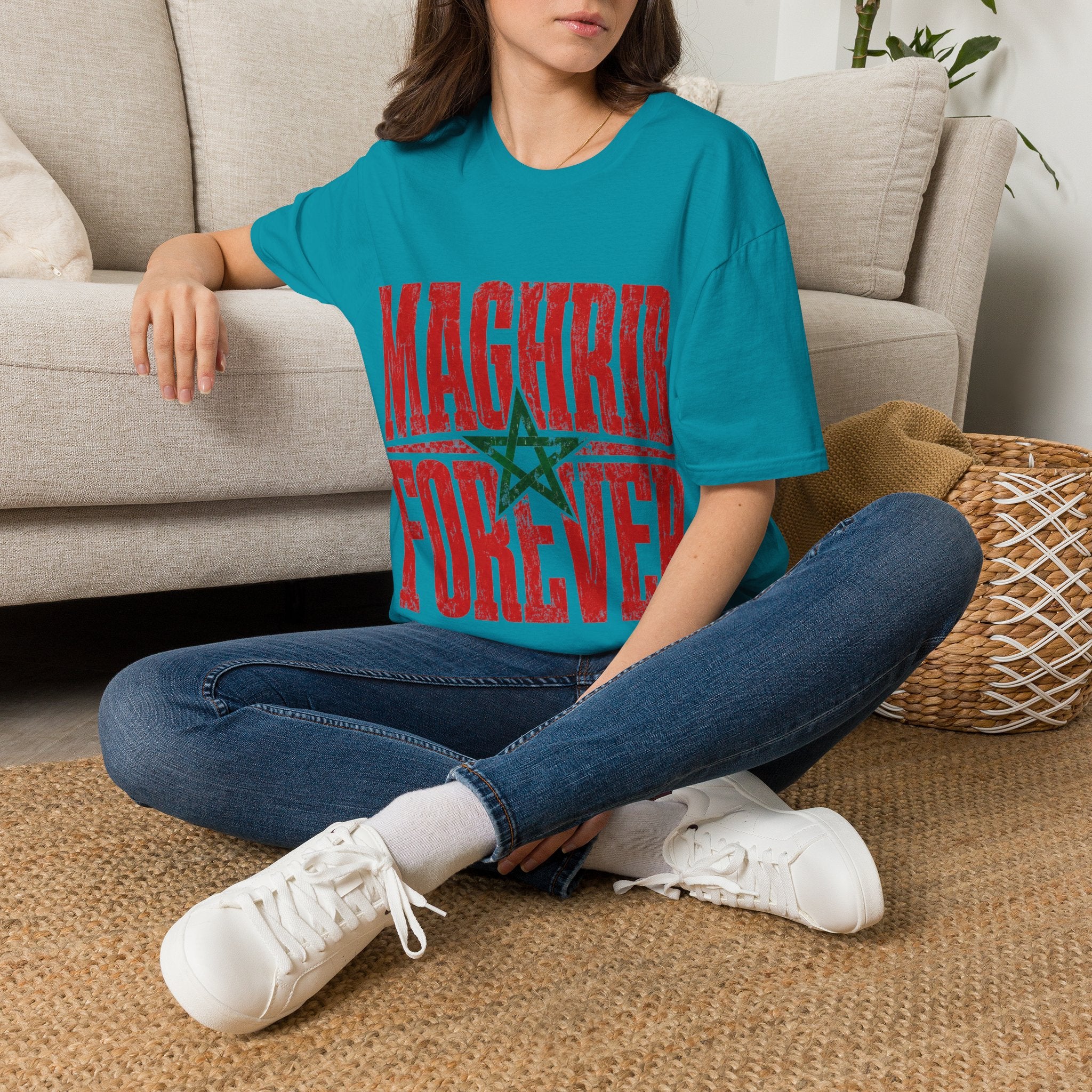 Morocco T-Shirt — Maghrib Forever Moroccan Flag Graphic Tee