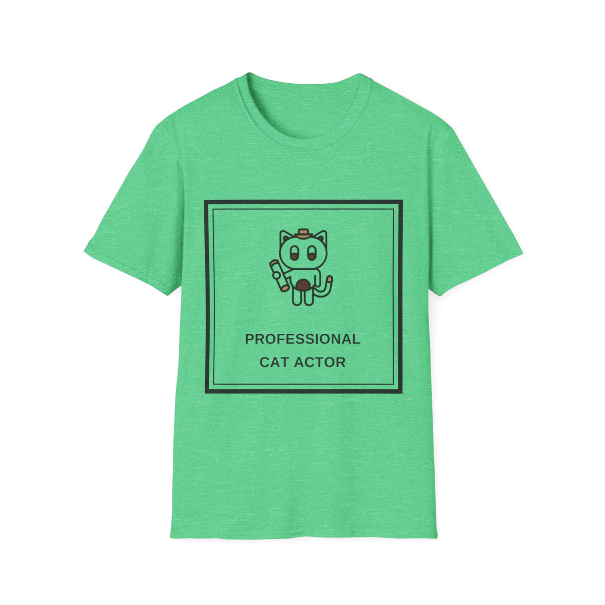 Cat T‑Shirt — "Professional Cat Actor" Cute Cartoon Tee - Trending Now - August 2026