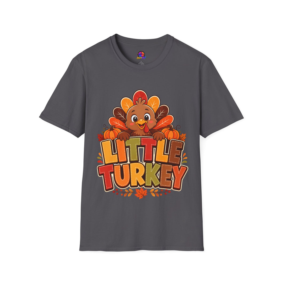 Thanksgiving T-Shirt Little Turkey T‑Shirt – Cute Thanksgiving Kids & Family Tee