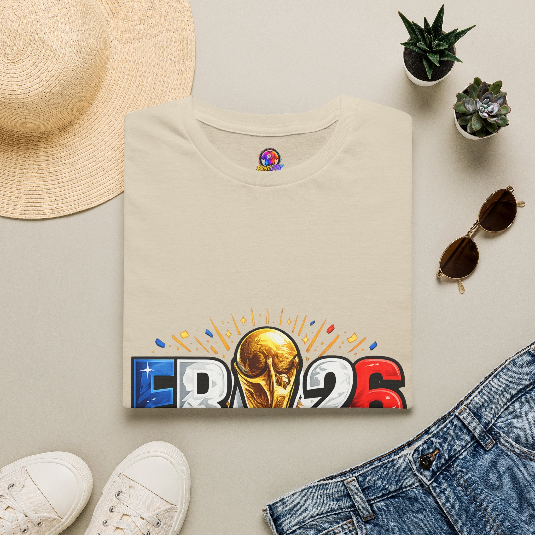 France World Cup Trophy 26 T-Shirt — Soccer Championship Fan Tee