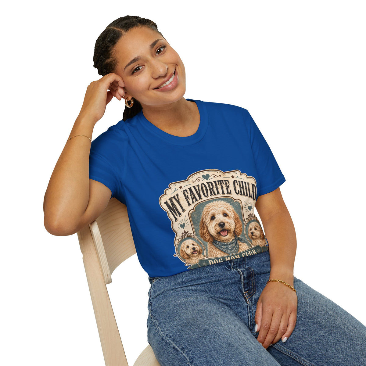 My Favorite Child Dog Mom T-Shirt — Cute Pet Lover Tee
