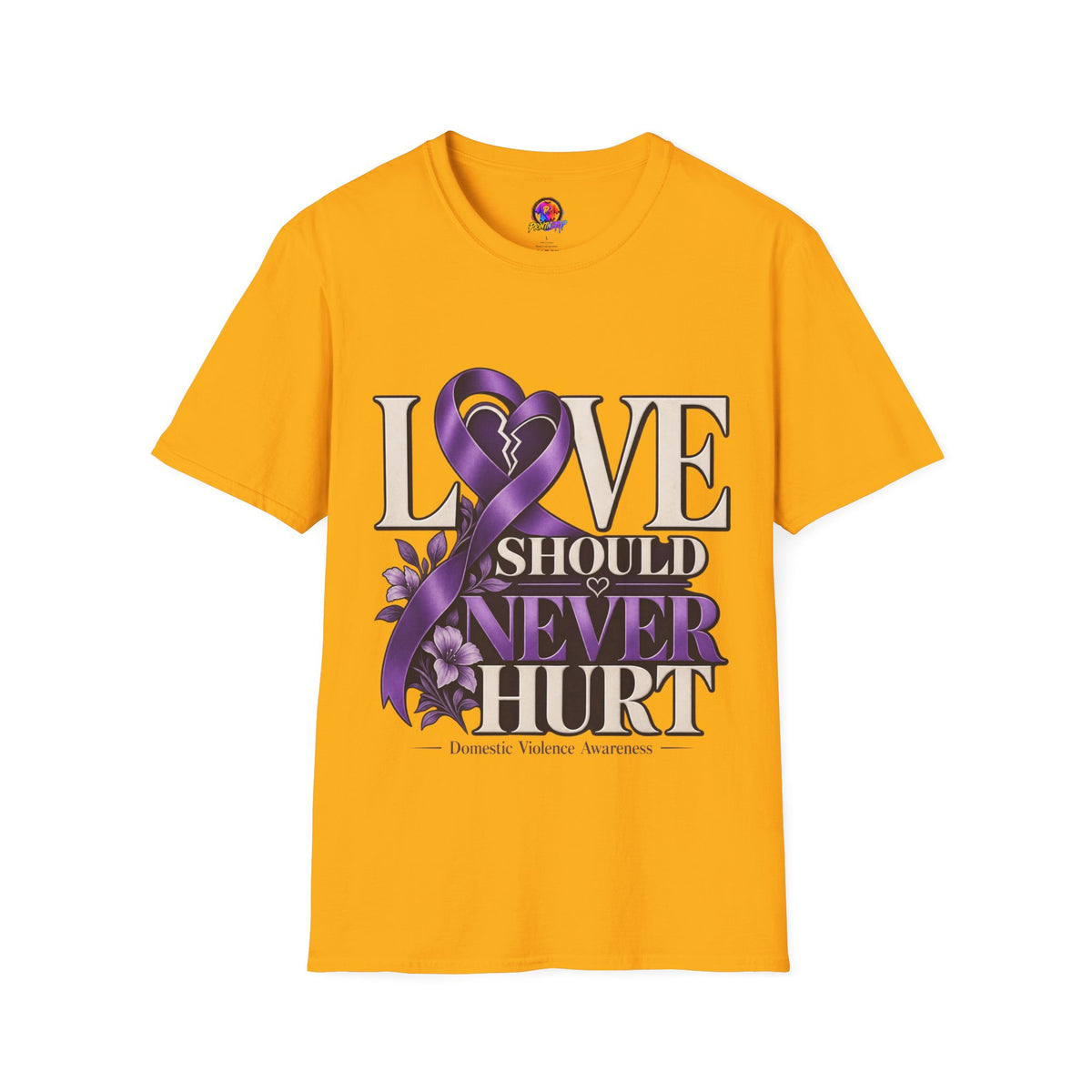 Love Should Never Hurt Domestic Violence Awareness T-Shirt