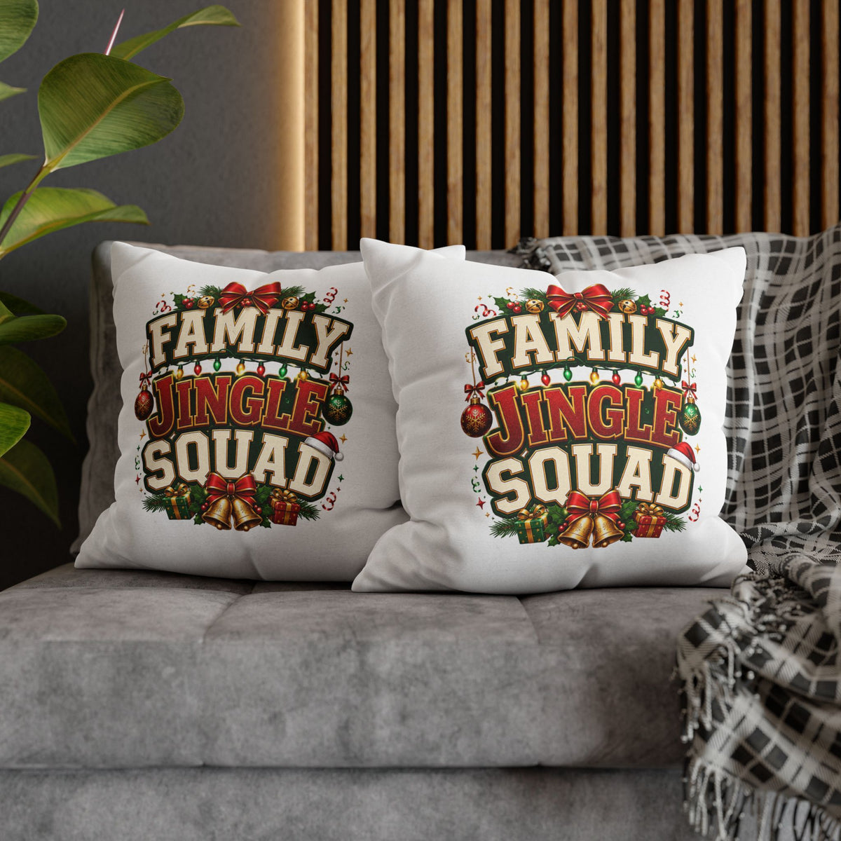 Christmas Pillowcase Family Jingle Squad Christmas Pillowcase