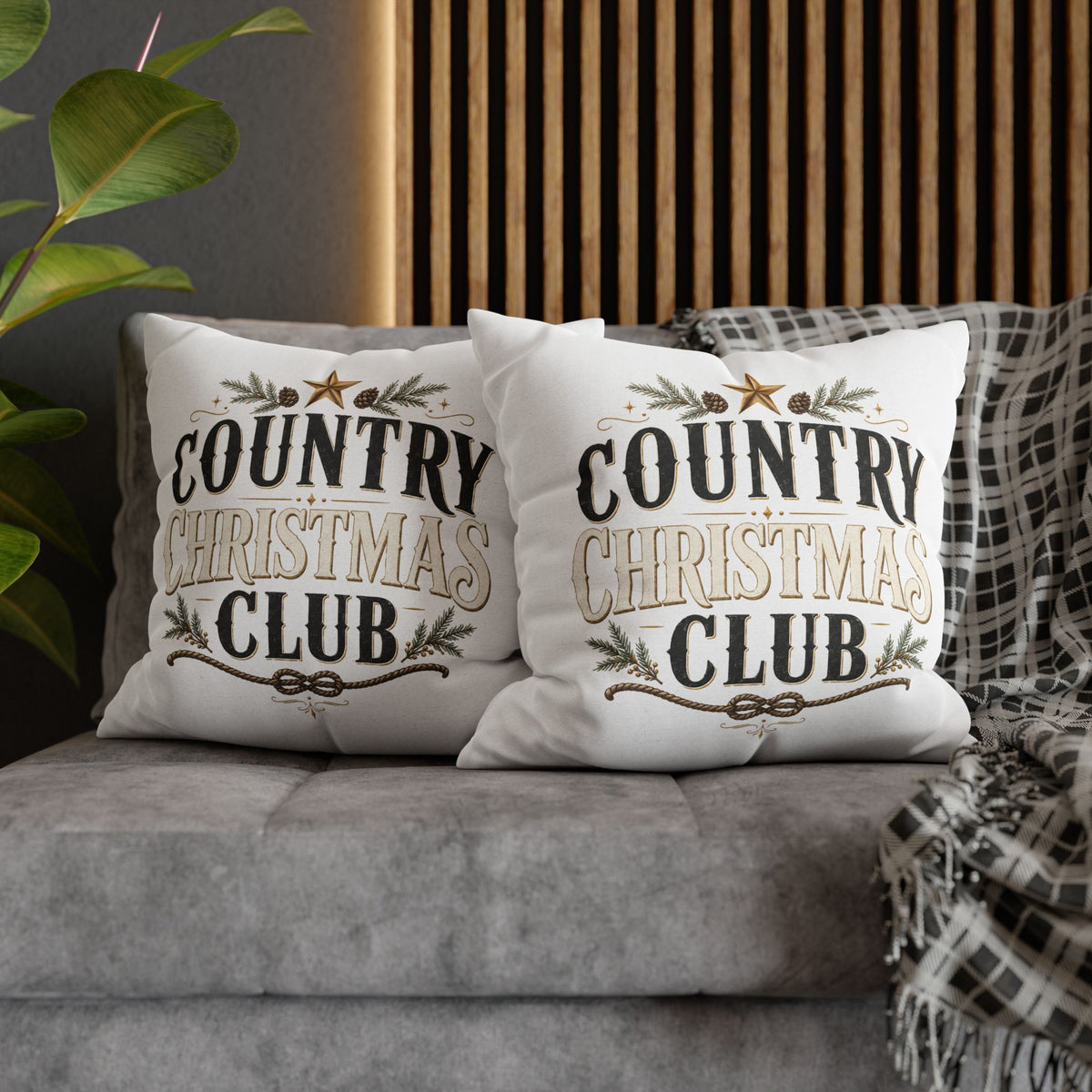 Christmas Country Christmas Club Pillowcase