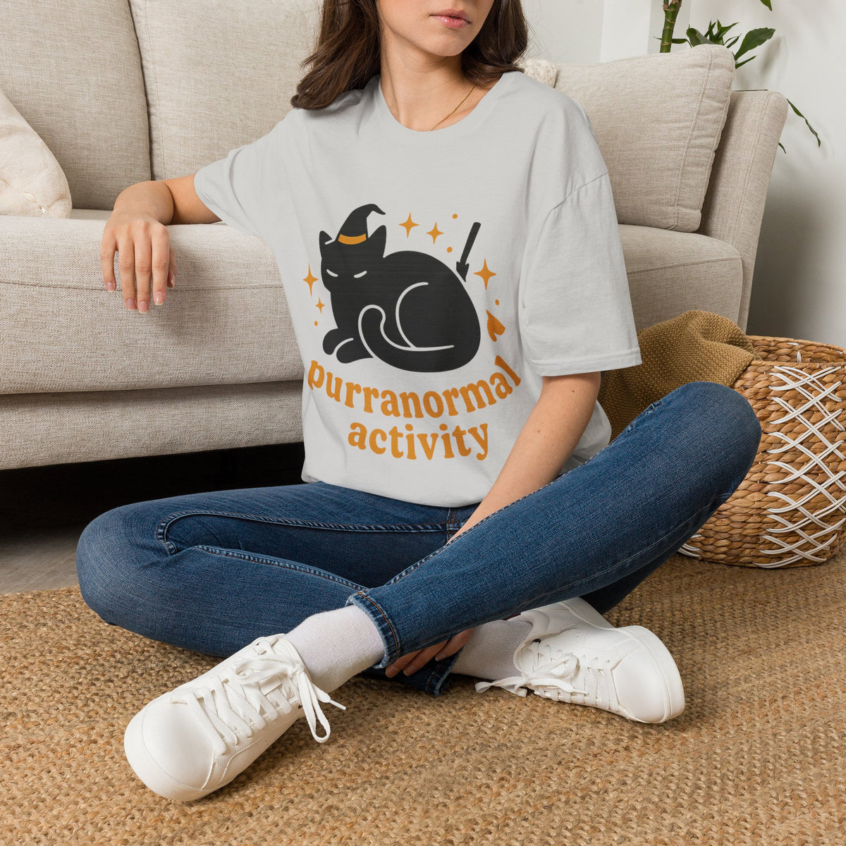 Paranormal Activity Circle T-Shirt — Cute Retro Ghost & Stars Tee - Trending Now - August 2026