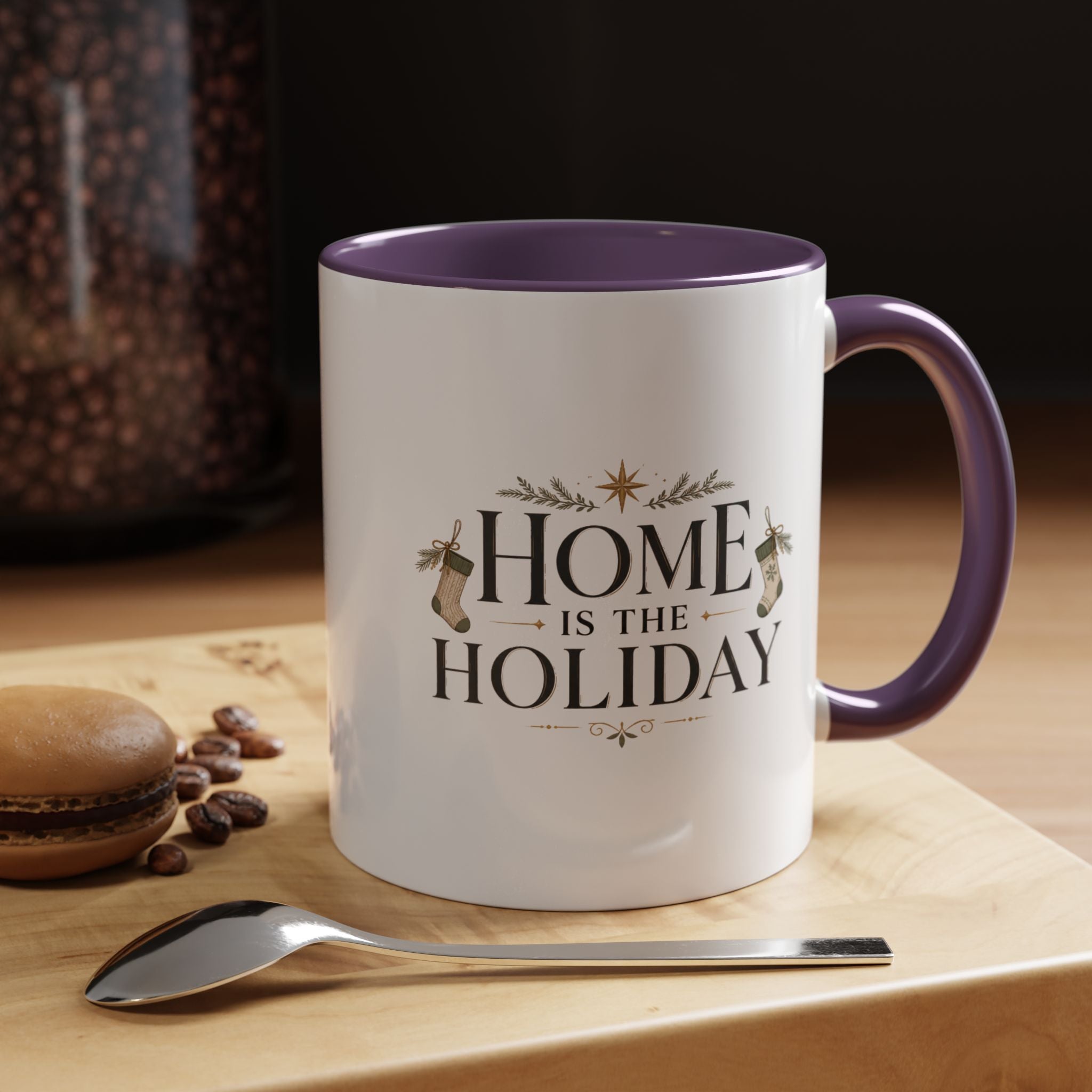 Christmas Home Is the Holiday Coffee Mug — Christmas Holiday Accent Mug