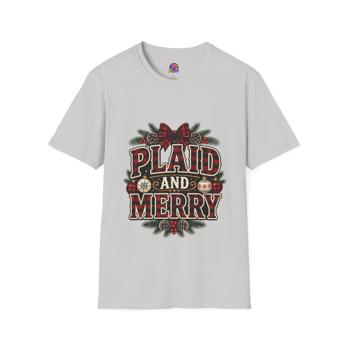 Plaid and Merry Christmas T-Shirt