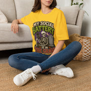 Halloween My Social Battery Unisex Softstyle T-Shirt