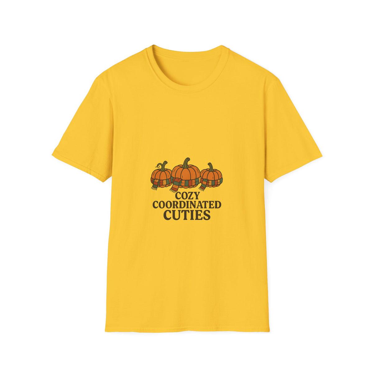 Cozy Coordinated Cuties Pumpkin T-Shirt - Trending Now - October 2026