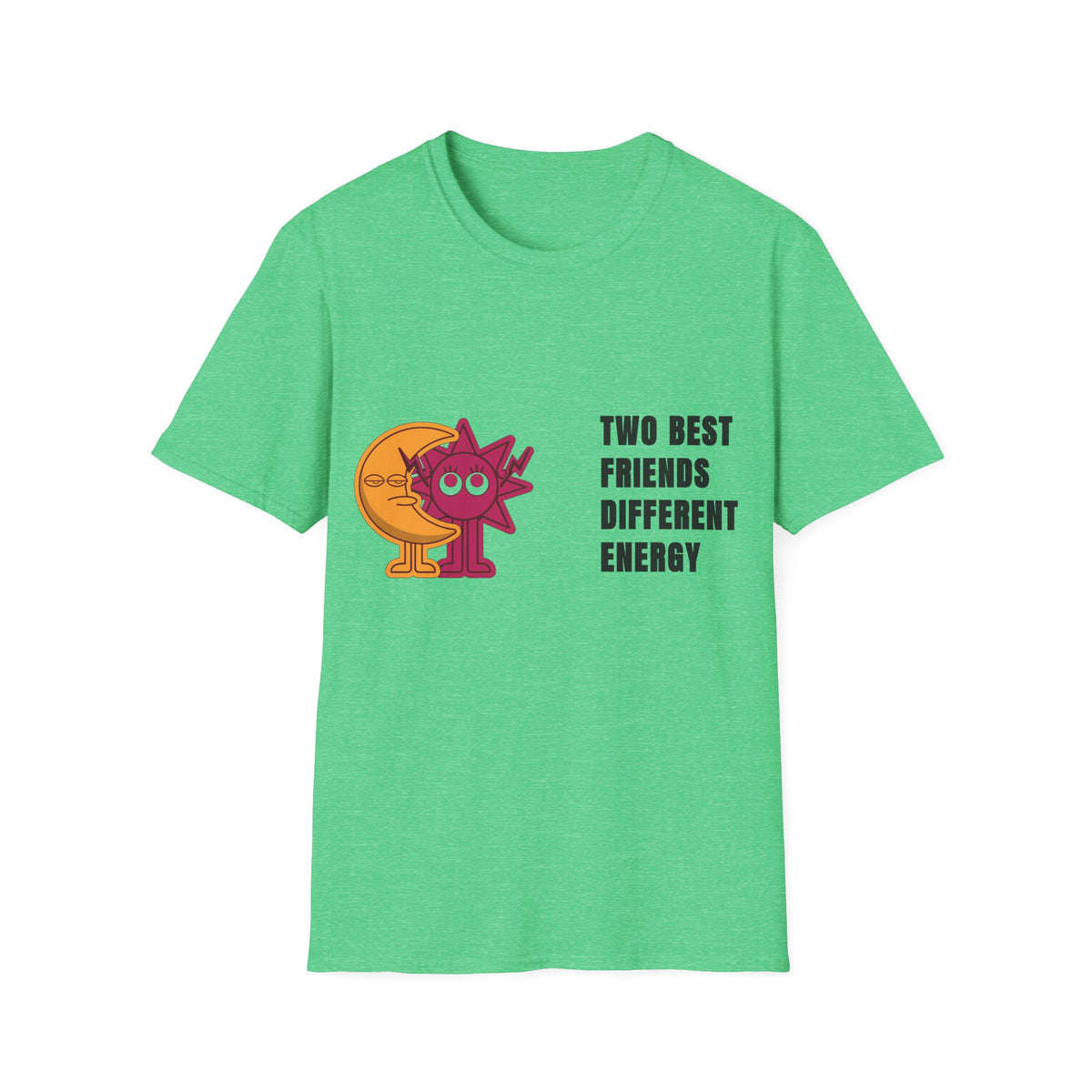 Two Best Friends Different Energy T-Shirt — Cute Cartoon Cat Duo Tee - Trending Now - September 2026