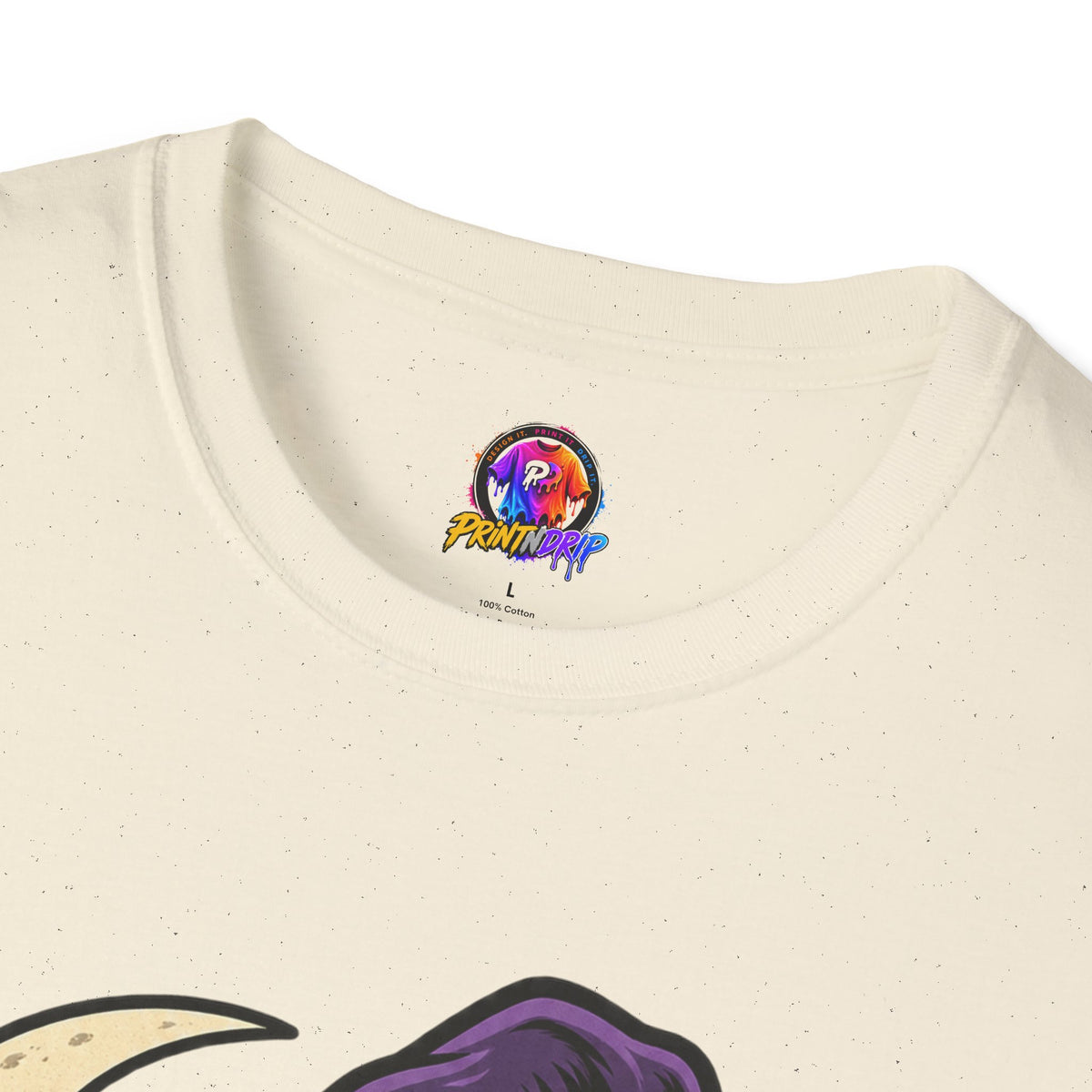 Midnight Mischief Halloween T-Shirt — Witch Hat & Bats Graphic