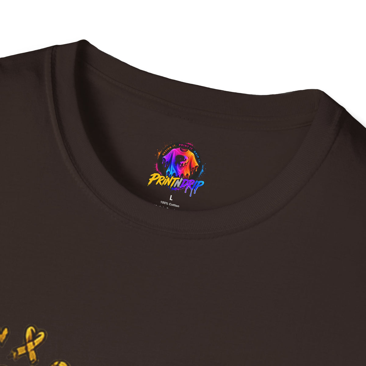 Hope Lives Here Gold Ribbon Butterfly Childhood Cancer Awareness T-Shirt