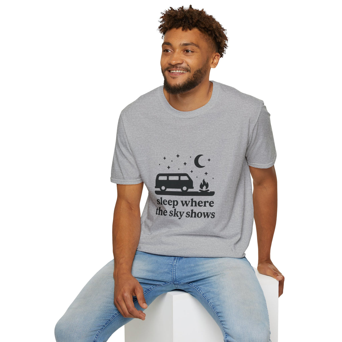 Retro Camper Night Sky T-Shirt - Trending Now - August 2026