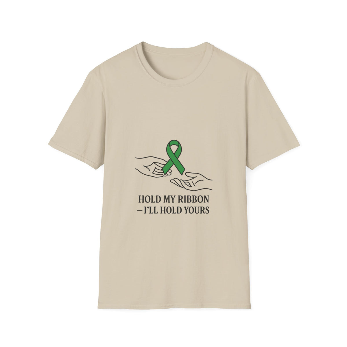 Awareness Ribbon Tee — "Hold My Ribbon, I'll Hold Yours" - Trending Now - October 2026