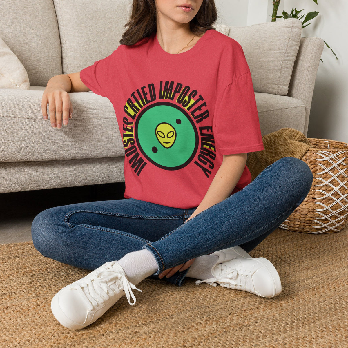 Imposter Energy T-Shirt — Playful Avocado Graphic Tee - Trending Now - August 2026
