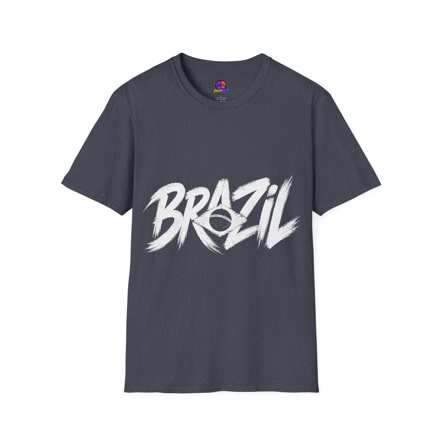 Brazil Minimal Marble Waves T-Shirt