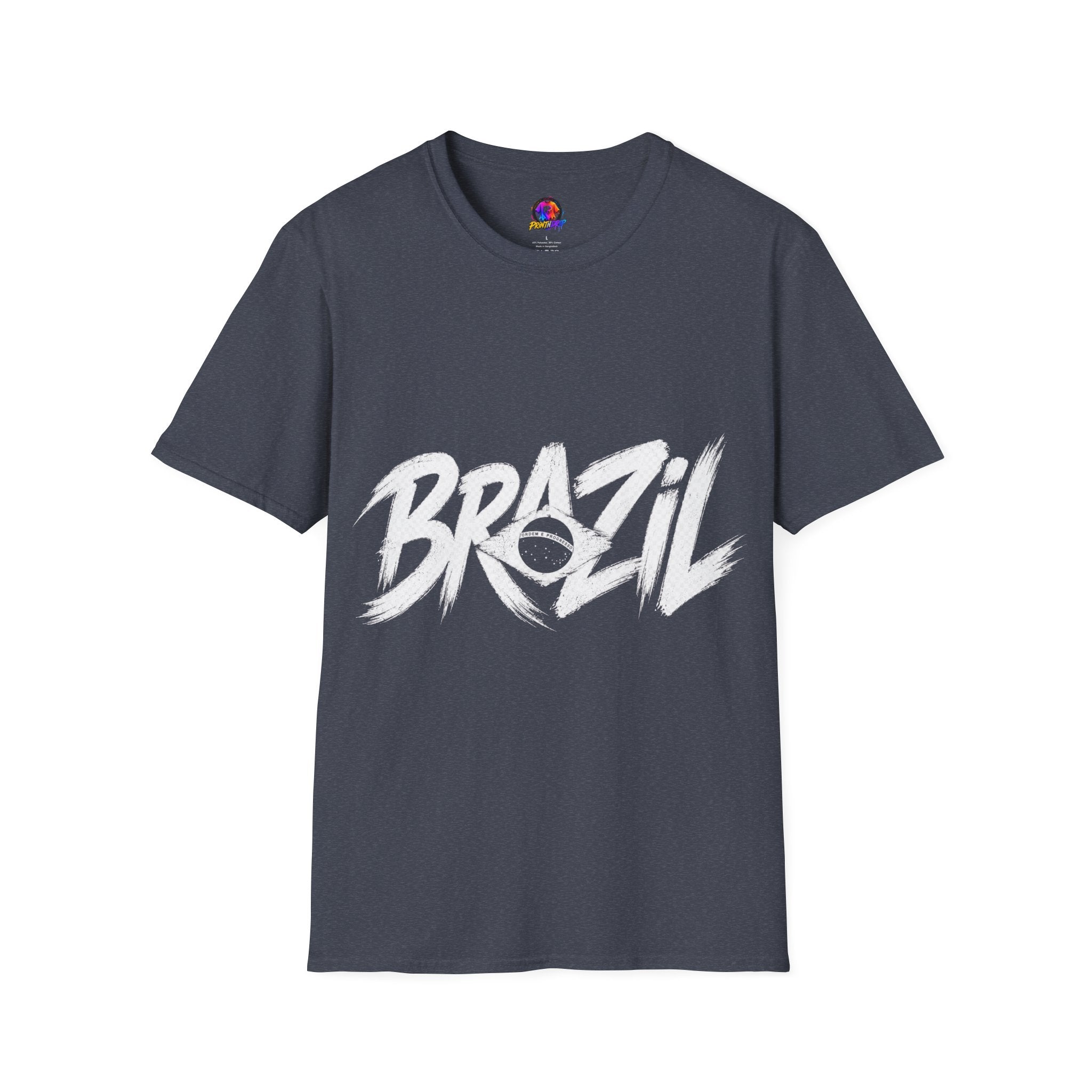 Brazil Minimal Marble Waves T-Shirt