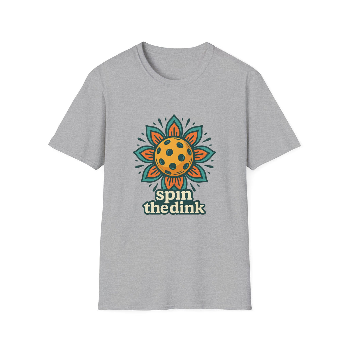 T-Shirt — 'Spin the Dink' Sunflower Paddle Tennis Graphic Tee - Trending Now - August 2026