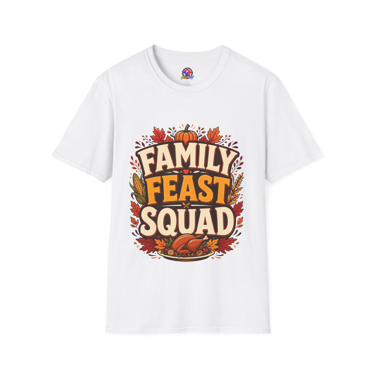Thanksgiving T-Shirt Family Feast Squad T-Shirt — Thanksgiving Fall Harvest Tee