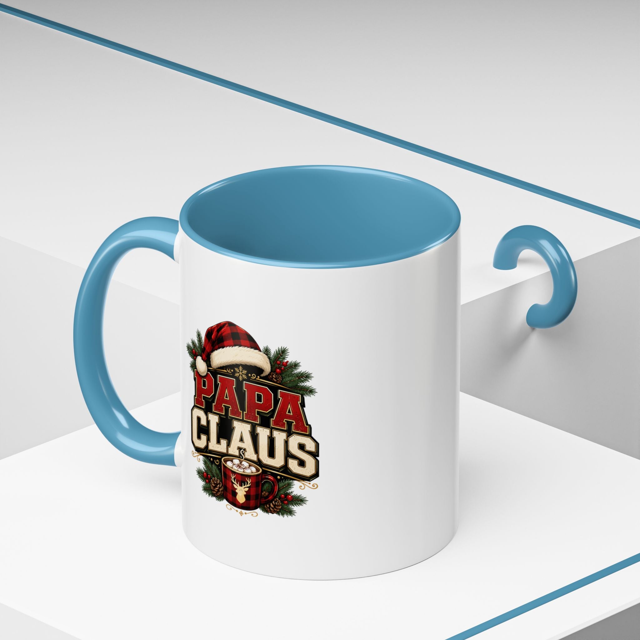 Papa Claus Coffee Mug – Christmas Dad Holiday Accent Mug