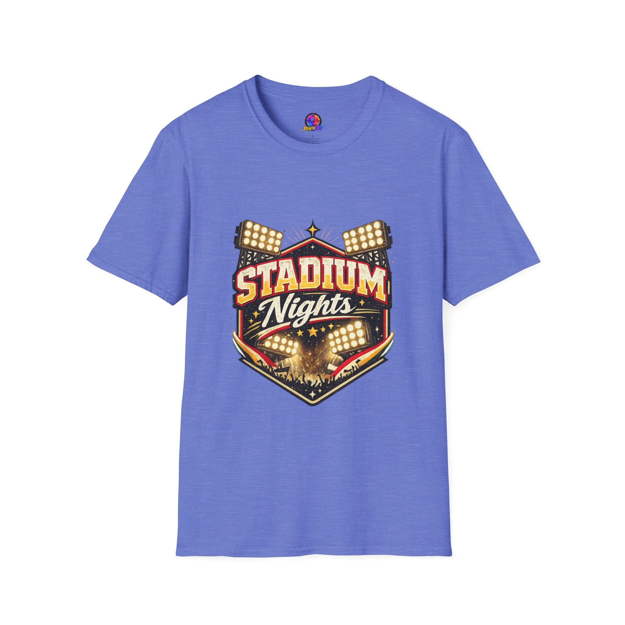 Stadium Nights T-Shirt — Vintage Sports Lights Graphic Tee