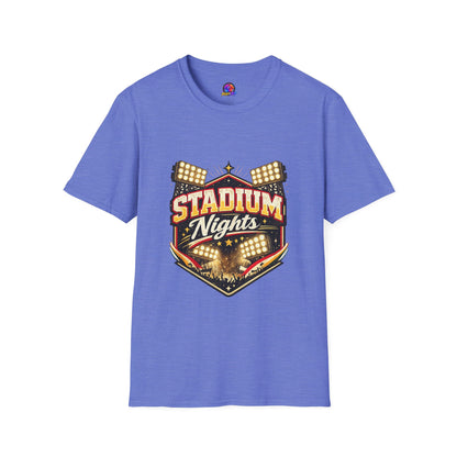 Stadium Nights T-Shirt — Vintage Sports Lights Graphic Tee