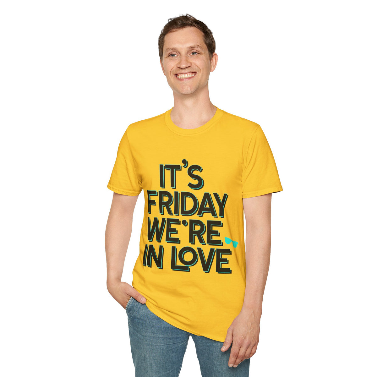 It's Friday We're In Love T-Shirt — Retro Indie Band Vibe Tee - Trending Now - August 2026