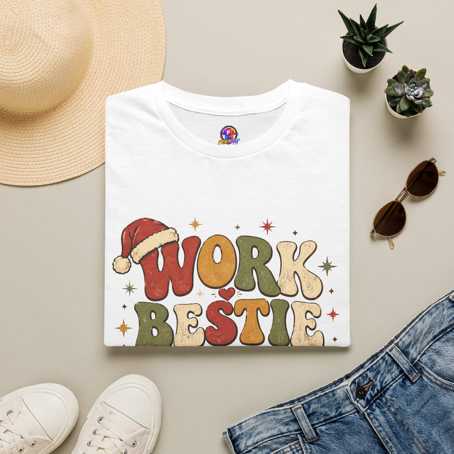 Work Bestie Holiday Club T-Shirt