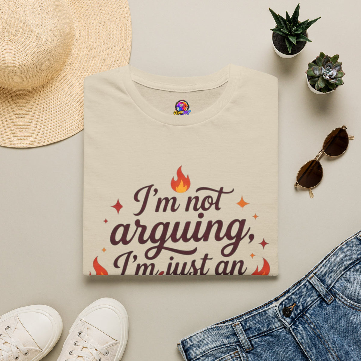 Aries Zodiac Tee — “I’m Not Arguing, I’m Just an Aries Explaining Why I’m Right”