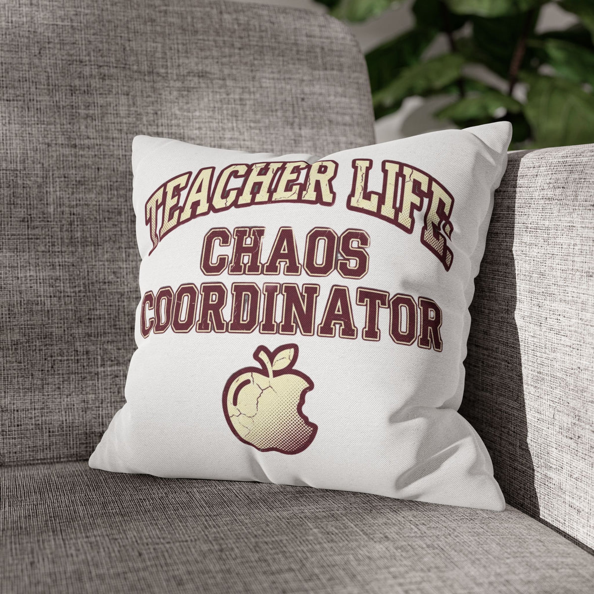 Funny Teacher Life Chaos Coordinator Pillowcase — Funny Teacher Gift