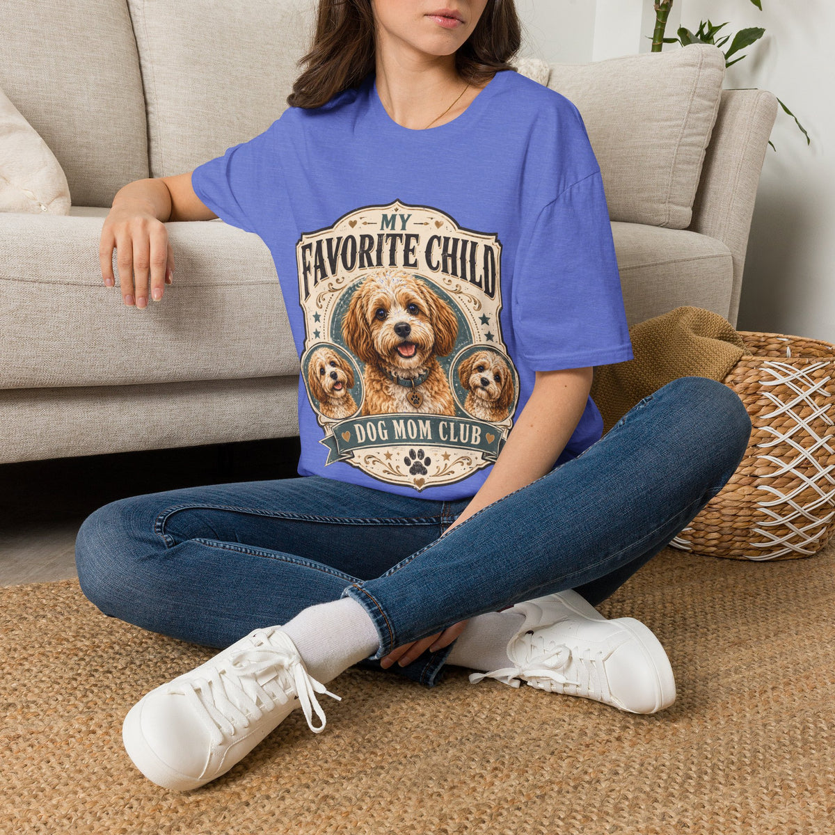 My Favorite Child Dog Mom Club T-Shirt — Cute Puppy Pet Lover Tee