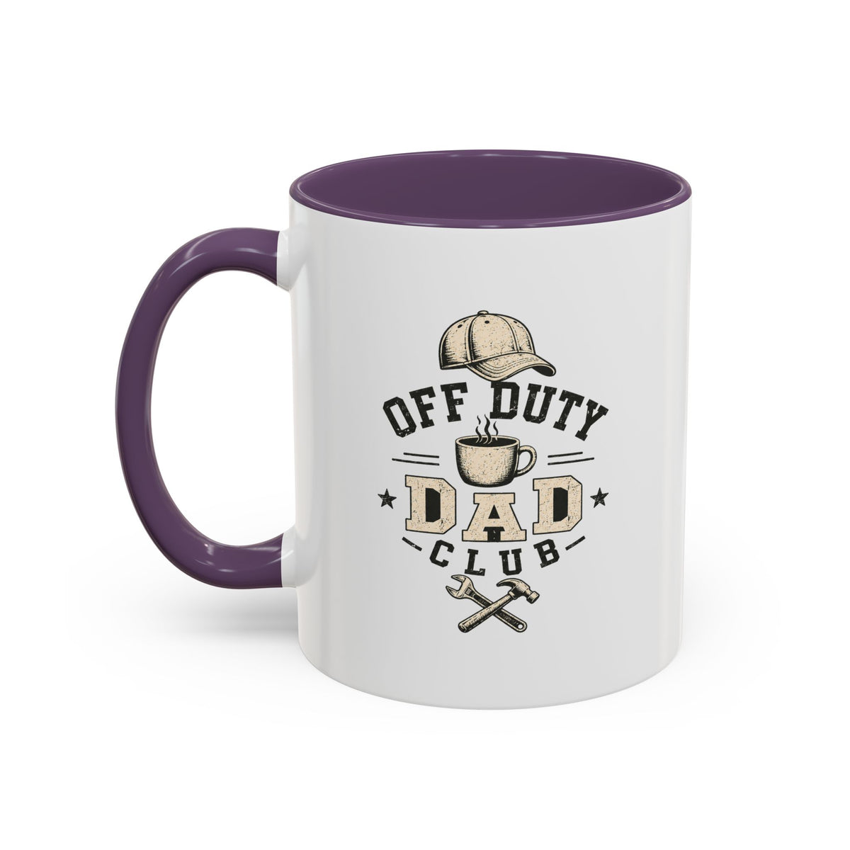 Milo Bailey Dog Dad Mom Off Duty Dad Club Coffee Mug — Funny Father’s Day Accent Mug