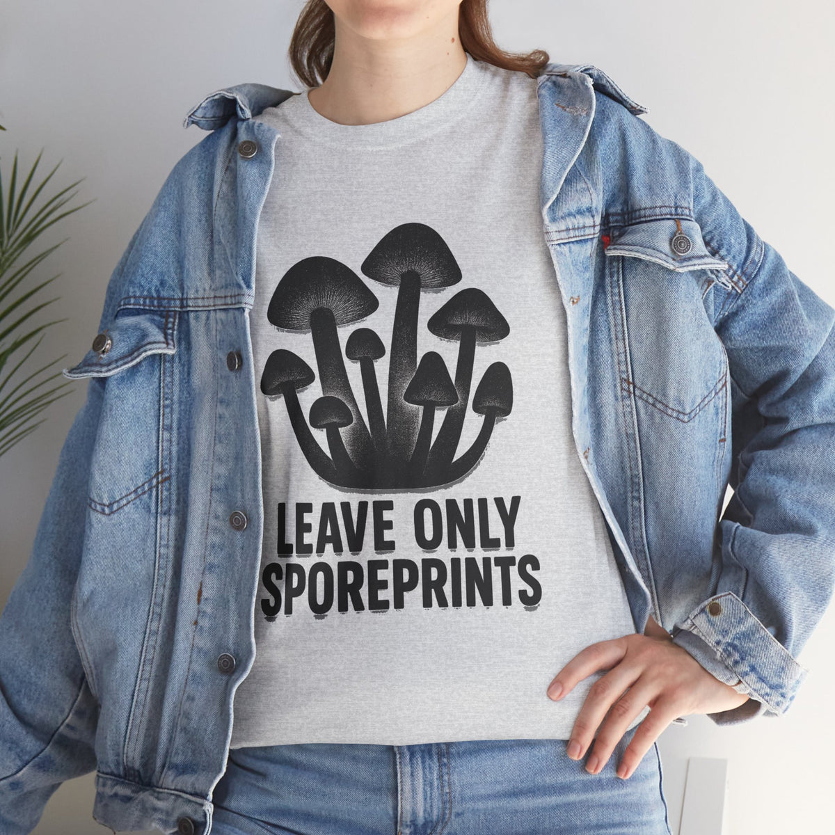 Mushroom Tee — "Leave Only Sporeprints" Eco Nature Graphic Shirt - Trending Now - August 2026