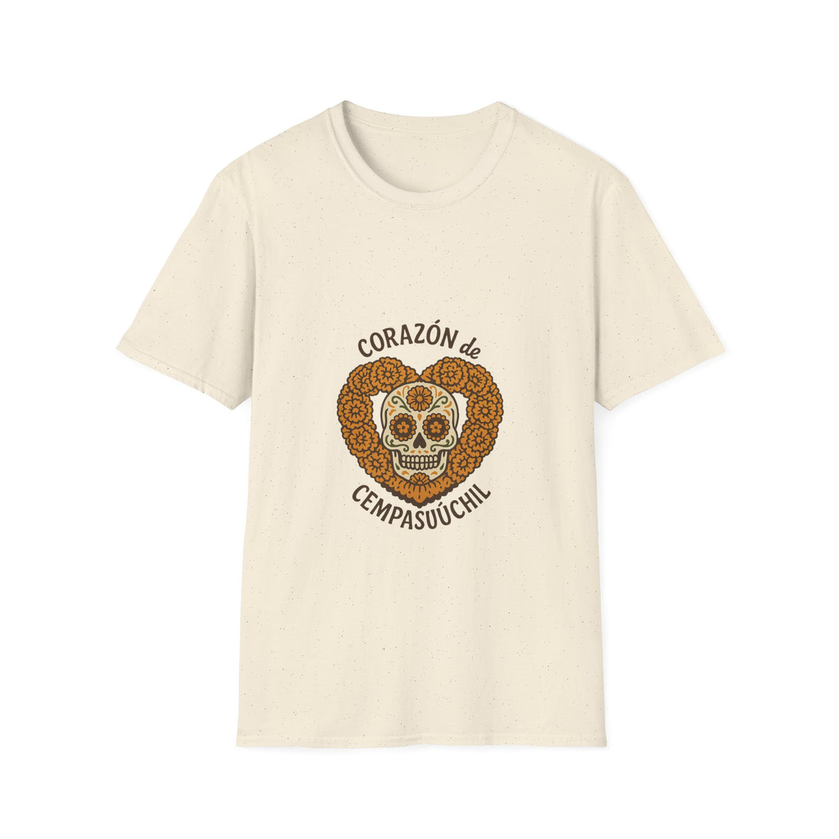 T-Shirt — Corazón de Champurrón Día de los Muertos Sugar Skull Tee - Trending Now - October 2026
