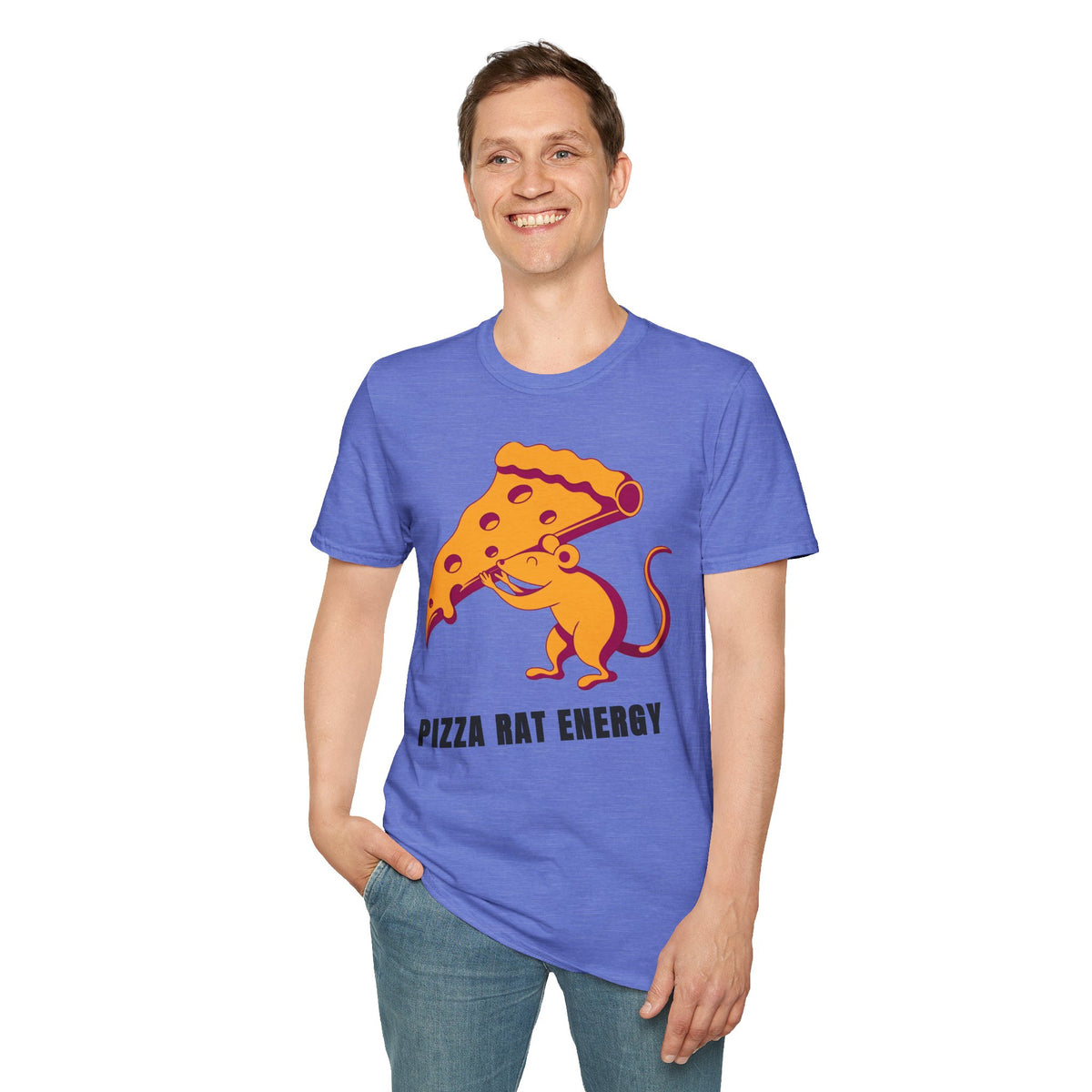 Pizza Rat Energy T-Shirt — Funny Pizza Slice & Rat Graphic Tee - Trending Now - September 2026