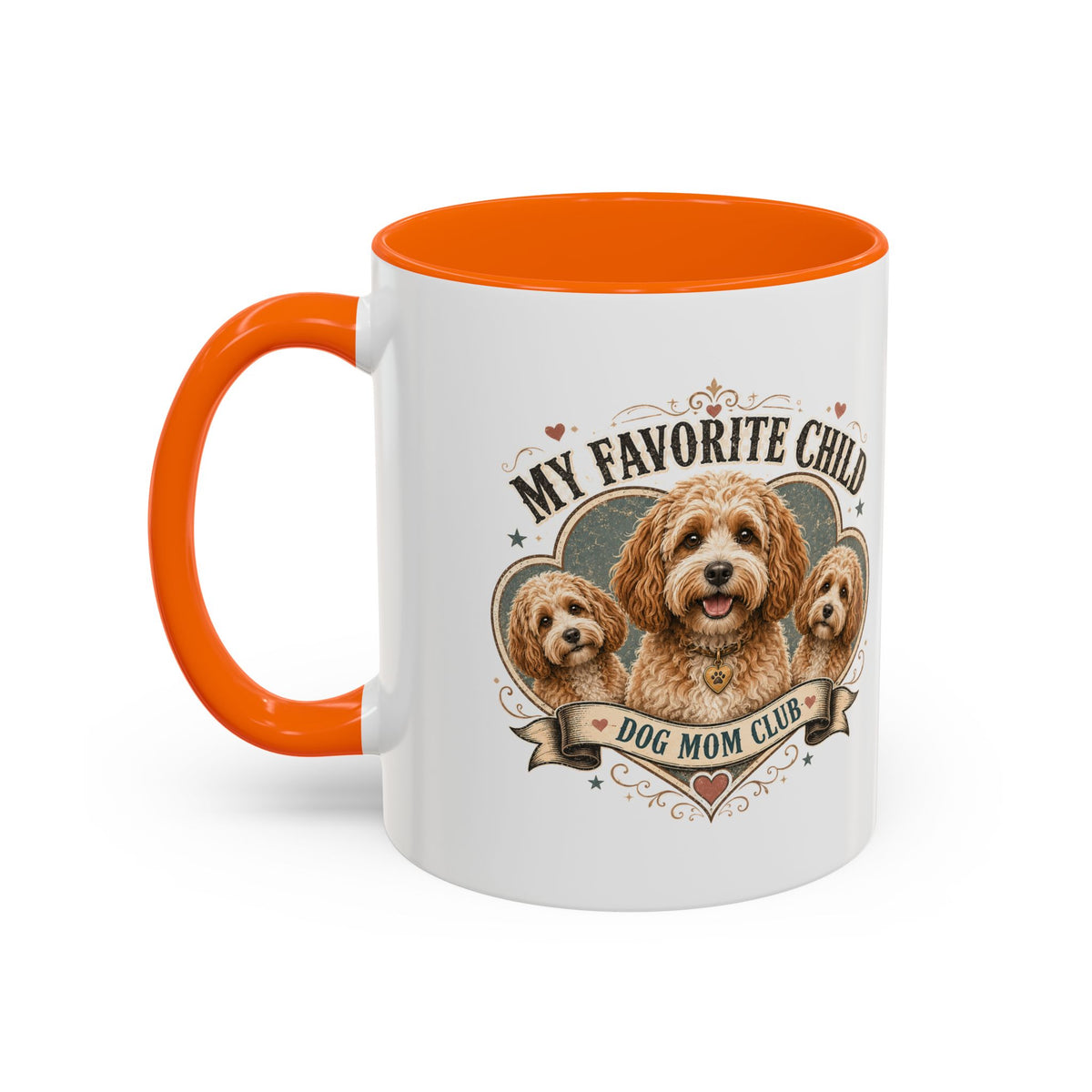 Milo Bailey Dog Dad Mom Dog Mom Club Coffee Mug — “My Favorite Child” Cute Labradoodle Gift