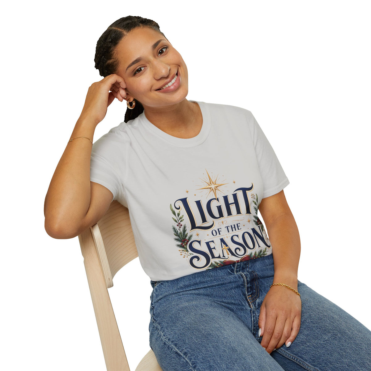 Light of the Season T-Shirt — Christmas Star Holiday Tee