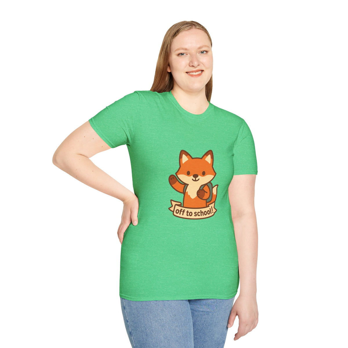 Cute Fox "Off to School" T-Shirt — Kids/Teacher Back-to-School Tee - Trending Now - August 2026