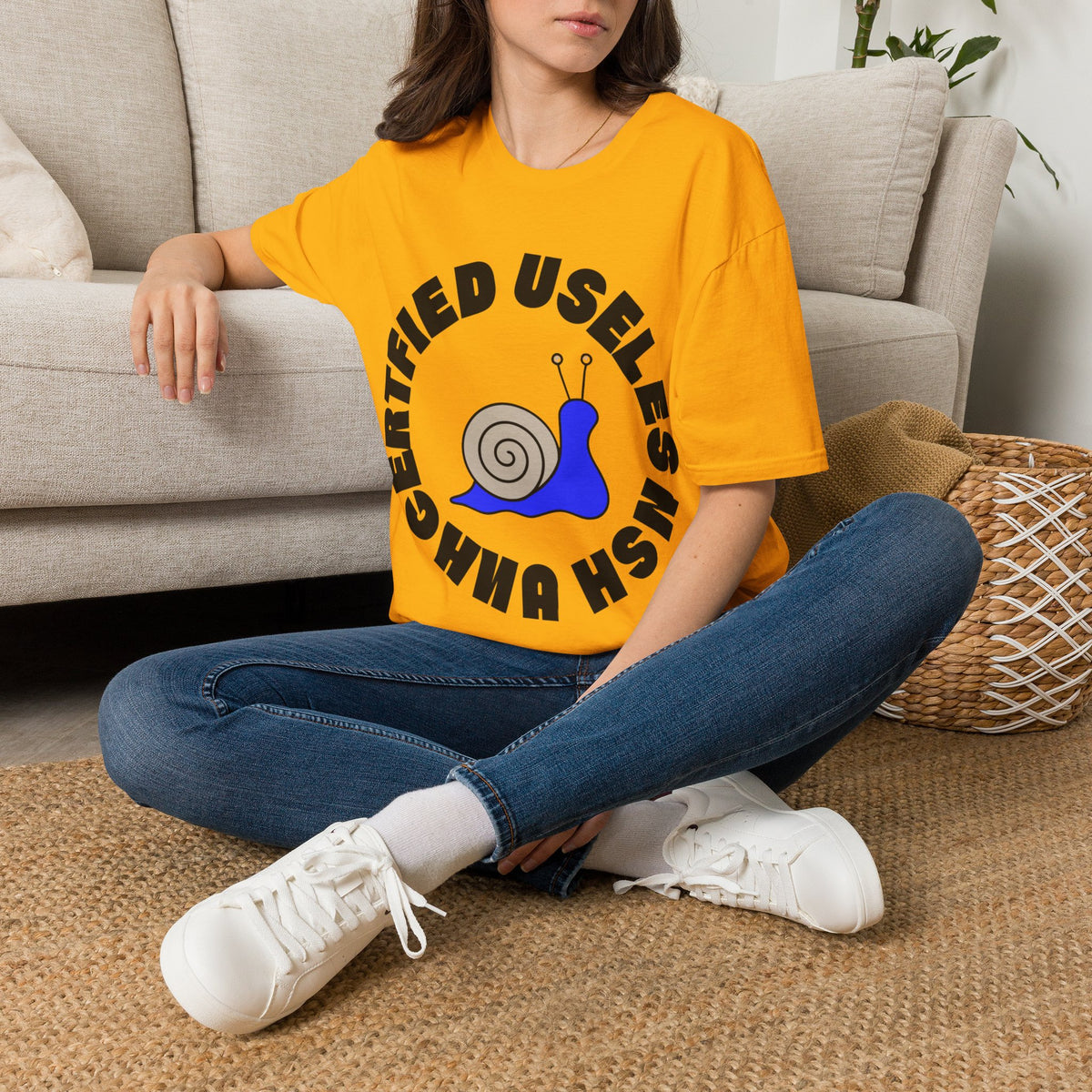 Certified Useless Snail T-Shirt — Funny Cute Graphic Tee for Sarcastic Gifts - Trending Now - August 2026