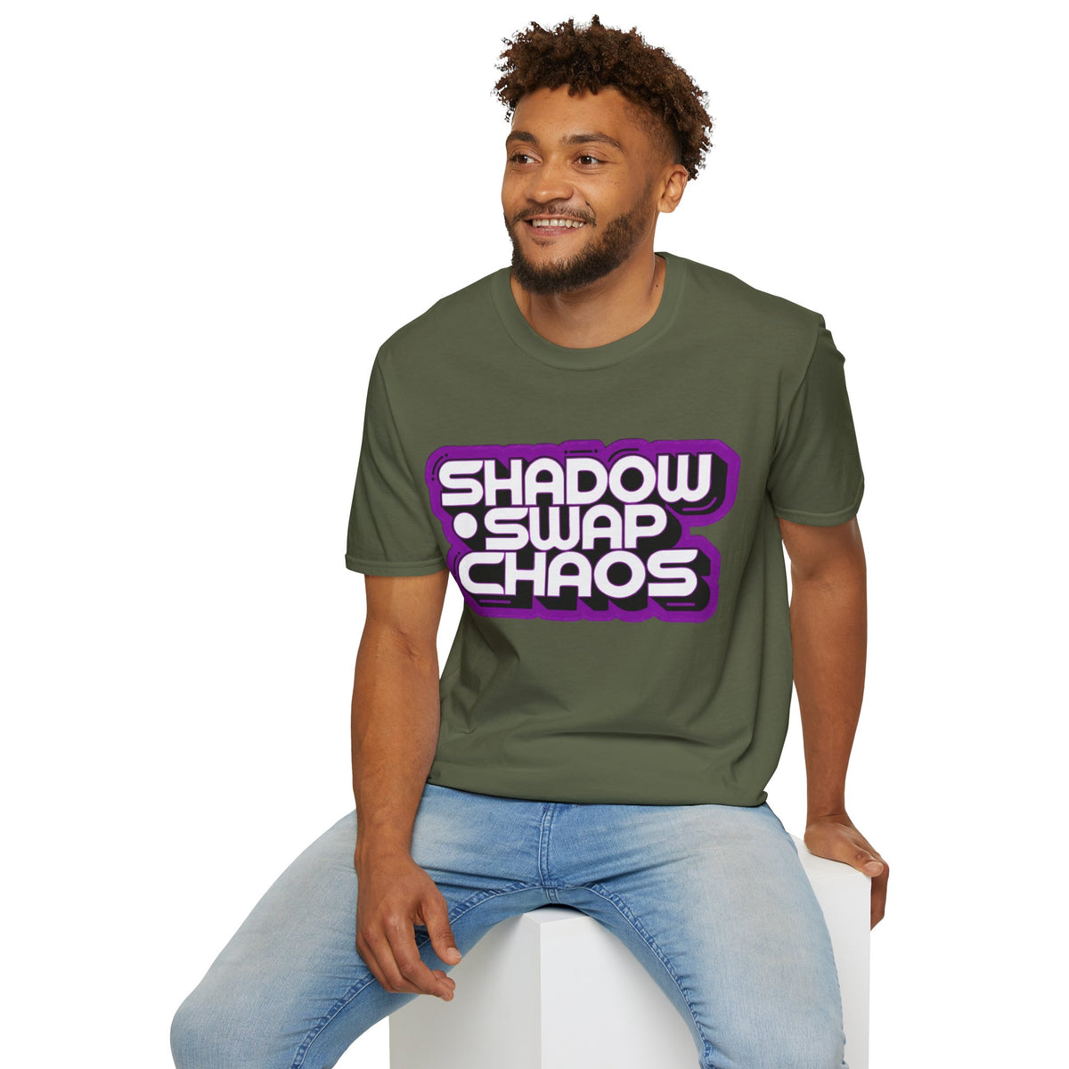Shadow Swap Chaos T-Shirt — Retro Purple Gaming Graphic Tee - Trending Now - August 2026