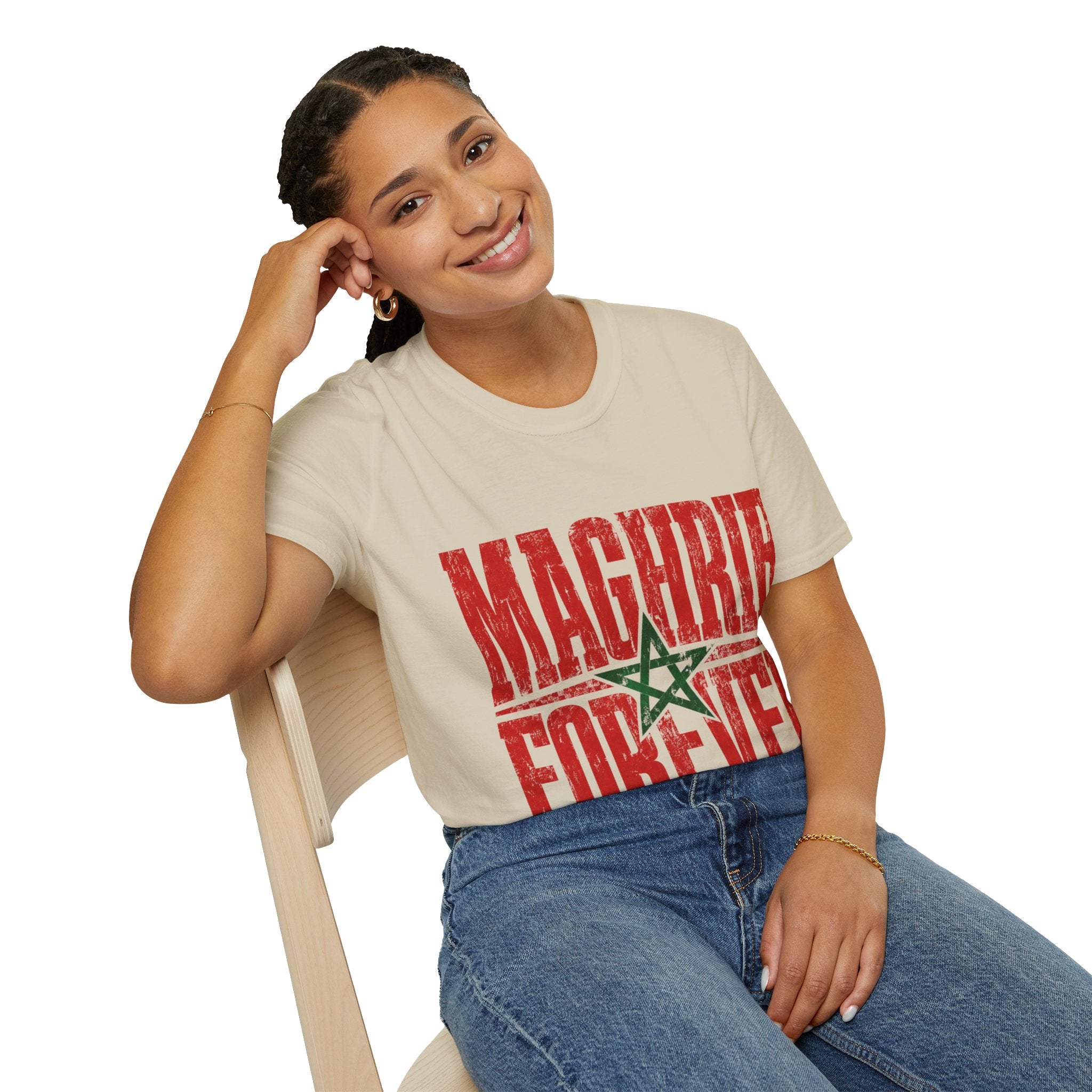 Morocco T-Shirt — Maghrib Forever Moroccan Flag Graphic Tee