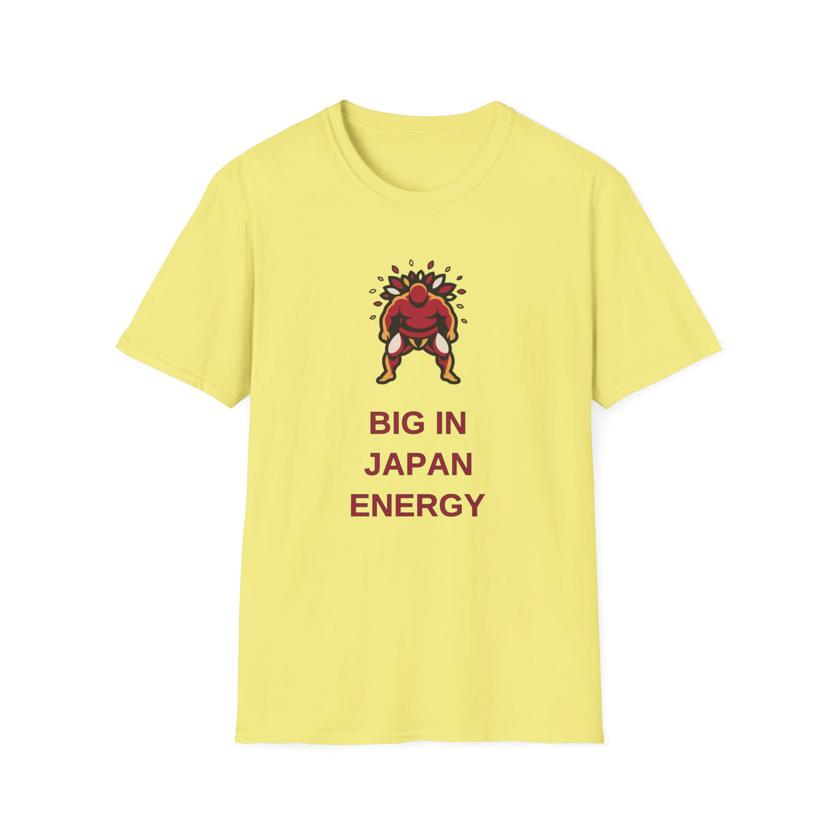 Japan Sumo Graphic T-Shirt — "Big in Japan Energy" Cotton Tee - Trending Now - August 2026